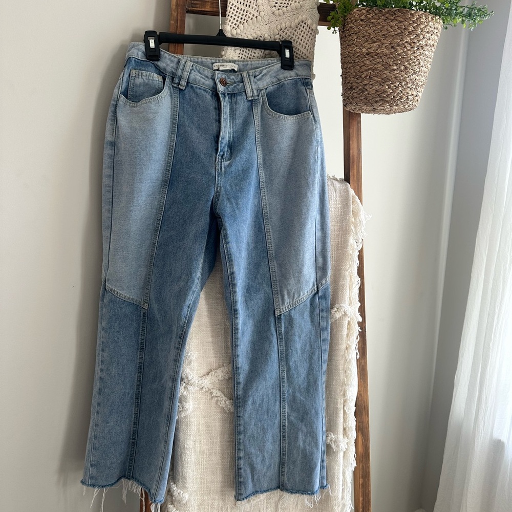 Sincerely Jules Blue Straight Leg Jeans
